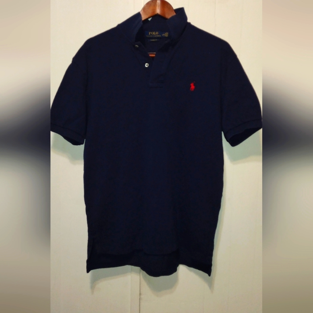 Polo by Ralph Lauren Classic fit. Large. Navy. Red Pony